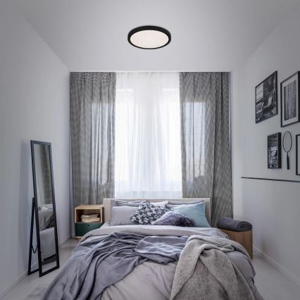 Briloner 3071-015 - LED Plafon RUNA LED/24W/230V czarny