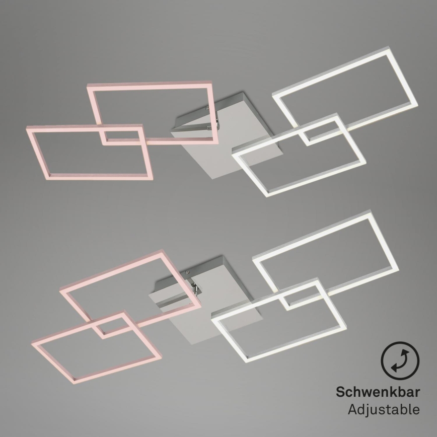 Briloner 3091-018 - LED Plafon ściemnialny FRAME LED/30W/230V chrom błyszczący