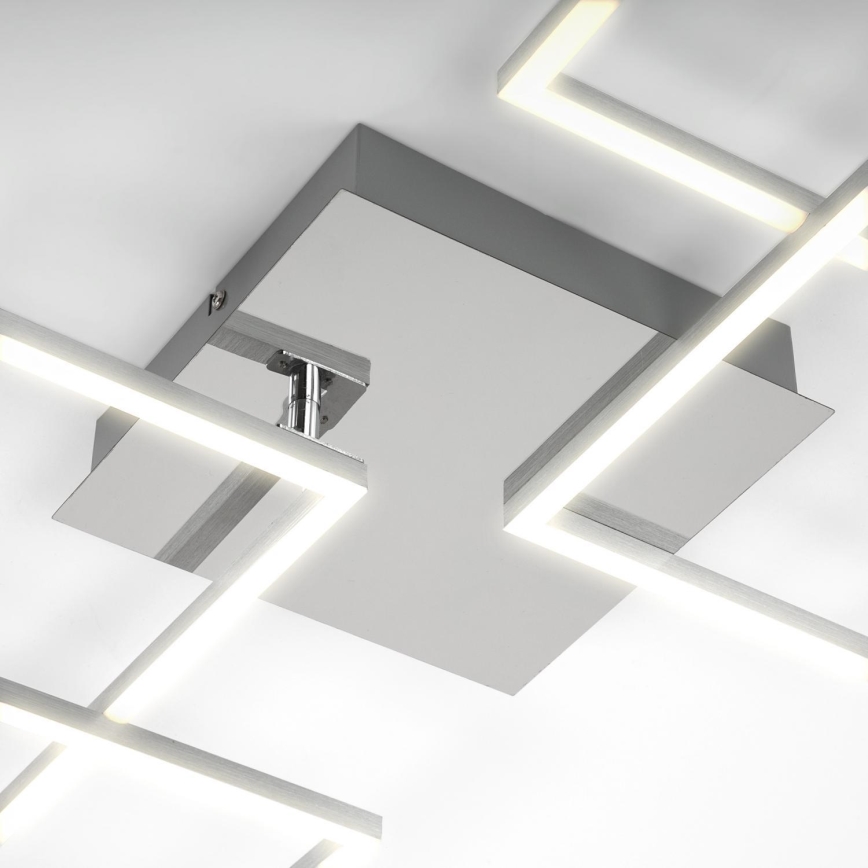 Briloner 3091-018 - LED Plafon ściemnialny FRAME LED/30W/230V chrom błyszczący