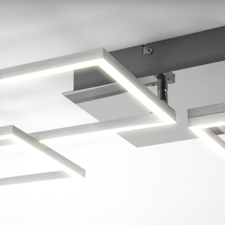 Briloner 3091-018 - LED Plafon ściemnialny FRAME LED/30W/230V chrom błyszczący