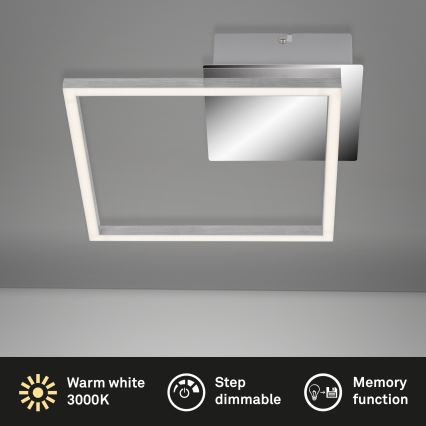 Briloner 3105-018 - LED Ściemniany plafon FRAMES LED/9,7W/230V