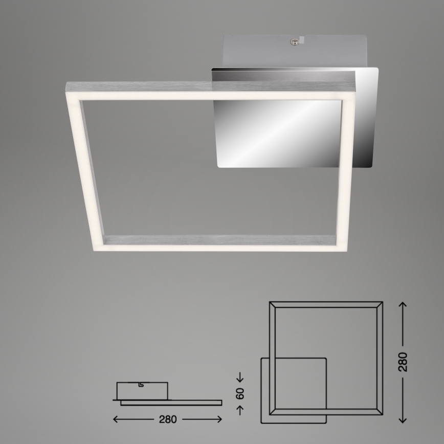 Briloner 3105-018 - LED Ściemniany plafon FRAMES LED/9,7W/230V