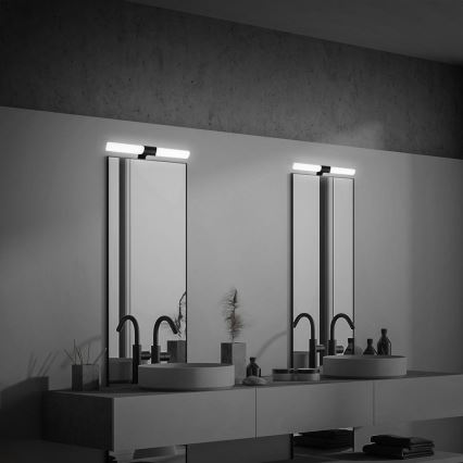Briloner 3113-115 - LED Łazienkowe oświetlenie lustra LED/12W/230V IP44 47 cm czarne