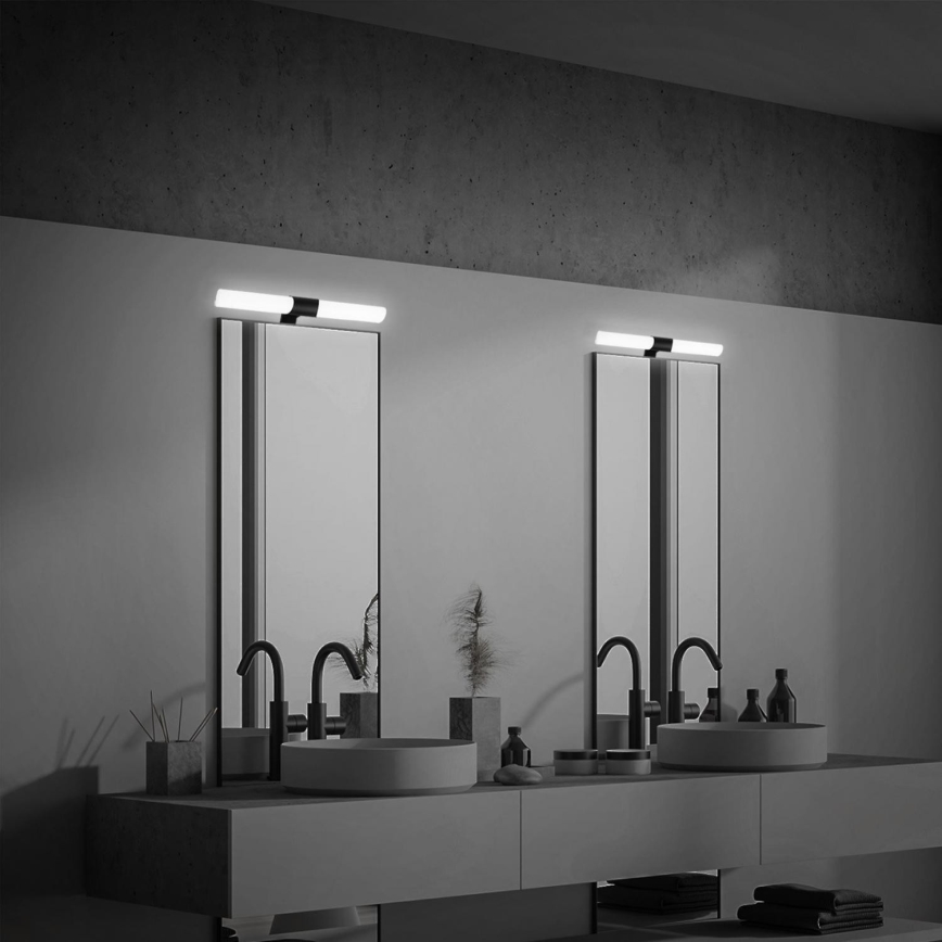 Briloner 3113-115 - LED Łazienkowe oświetlenie lustra LED/12W/230V IP44 47 cm czarne