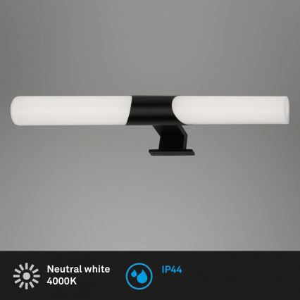 Briloner 3113-115 - LED Łazienkowe oświetlenie lustra LED/12W/230V IP44 47 cm czarne