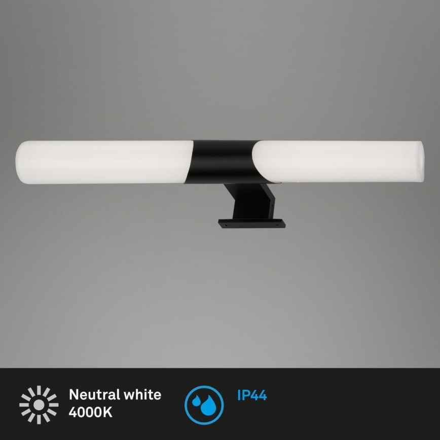 Briloner 3113-115 - LED Łazienkowe oświetlenie lustra LED/12W/230V IP44 47 cm czarne
