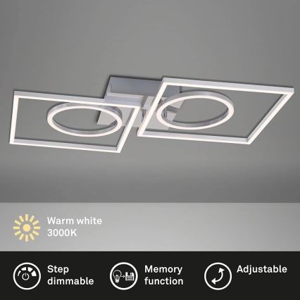 Briloner 3135-018 - LED Plafon ściemnialny FRAME LED/43,8W/230V 3000K