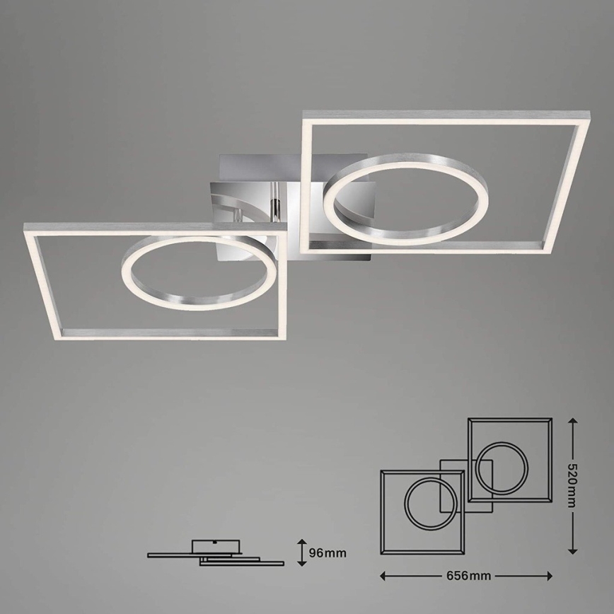 Briloner 3135-018 - LED Plafon ściemnialny FRAME LED/43,8W/230V 3000K