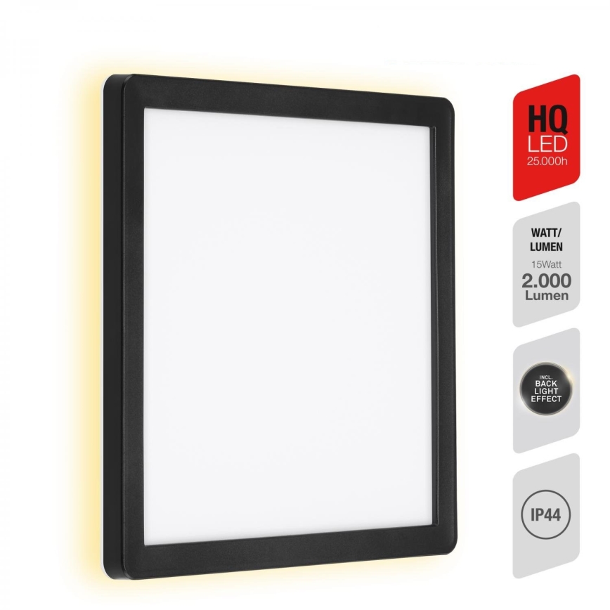 Briloner 313505TF - LED Kinkiet zewnętrzny LED/15W/230V IP44 4000K czarny