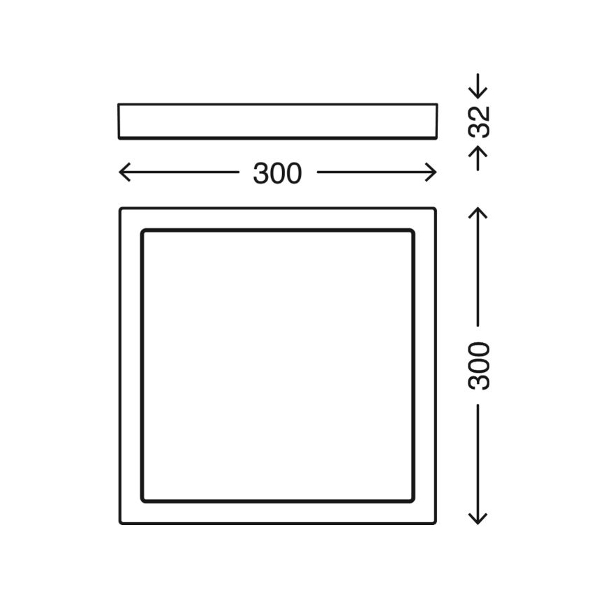 Briloner 3142-018 - LED Plafon łazienkowy COOL&COSY LED/21W/230V 2700/4000K IP44