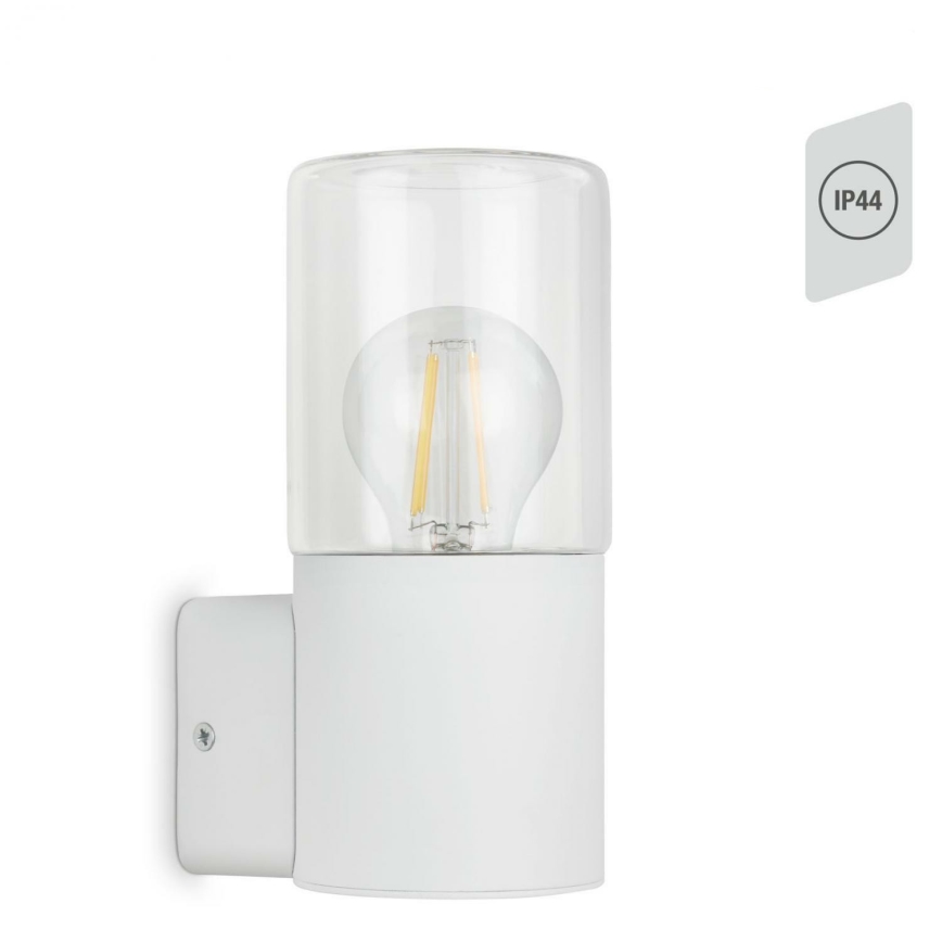 Briloner 320506TF - Kinkiet zewnętrzny 1xE27/12W/230V IP44 biały