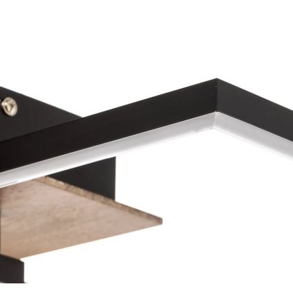 Briloner 3210-014 - LED Plafon ściemnialny FRAME 2xLED/11W/230V brązowy