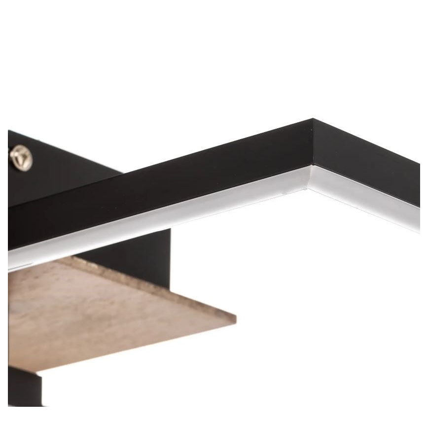 Briloner 3210-014 - LED Plafon ściemnialny FRAME 2xLED/11W/230V brązowy