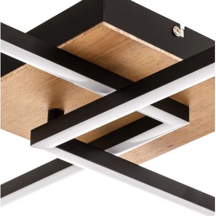 Briloner 3210-014 - LED Plafon ściemnialny FRAME 2xLED/11W/230V brązowy