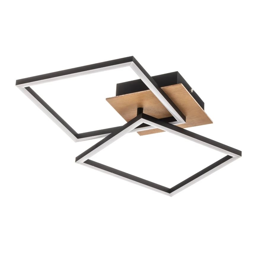 Briloner 3210-014 - LED Plafon ściemnialny FRAME 2xLED/11W/230V brązowy