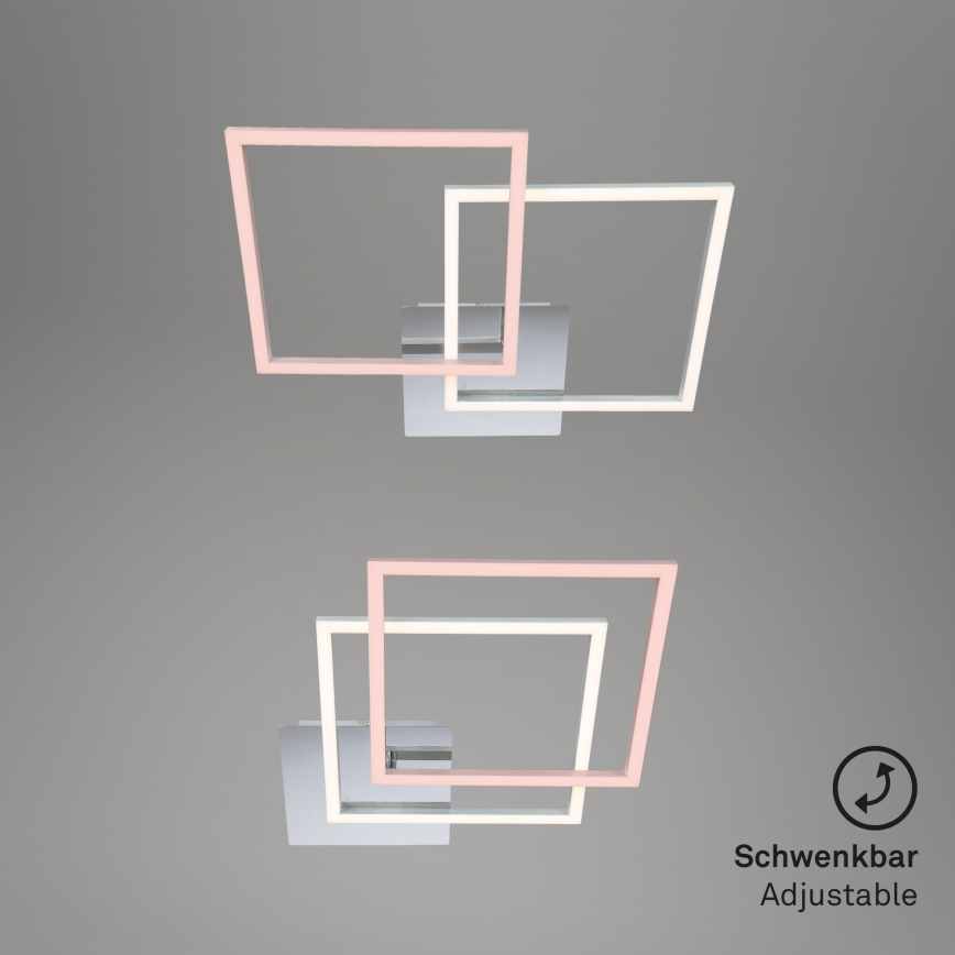 Briloner 3210-018 - LED regulowane oświetlenie sufitowe FRAME 2xLED/11W/230V