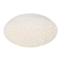 Briloner 3373-016 - LED ściemnialna lampa sufitowa STARRY LED/15W/230V 3000-6500K śr. 28 cm biała + pilot zdalnego sterowania