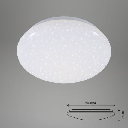 Briloner 3380-116 - LED Ściemniany plafon STARRY SKY LED/18W/230V 2700/4000K