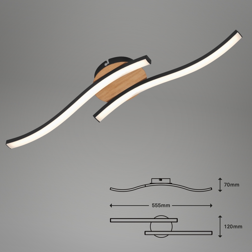 Briloner 3449-014 - LED Plafon GO 2xLED/6W/230V