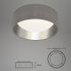 Briloner 3482014 - LED Plafon MAILA STARRY LED/12W/230V szary/srebrny