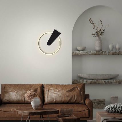 Briloner 3542-015 - LED regulowane oświetlenie sufitowe NICO LED/12W/230V czarny