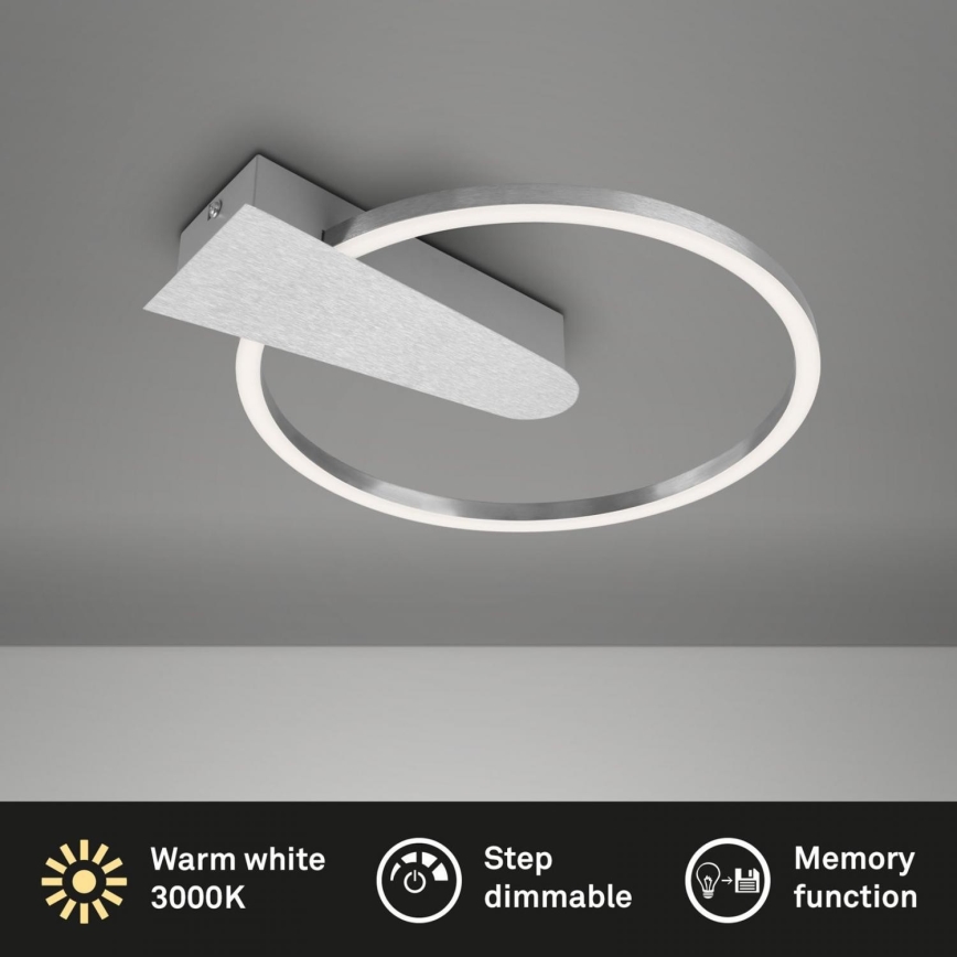 Briloner 3542-018 - LED Plafon ściemnialny NICO LED/12W/230V matowy chrom