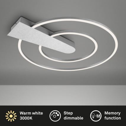 Briloner 3543-018 - LED Plafon ściemnialny NICO LED/25W/230V matowy chrom