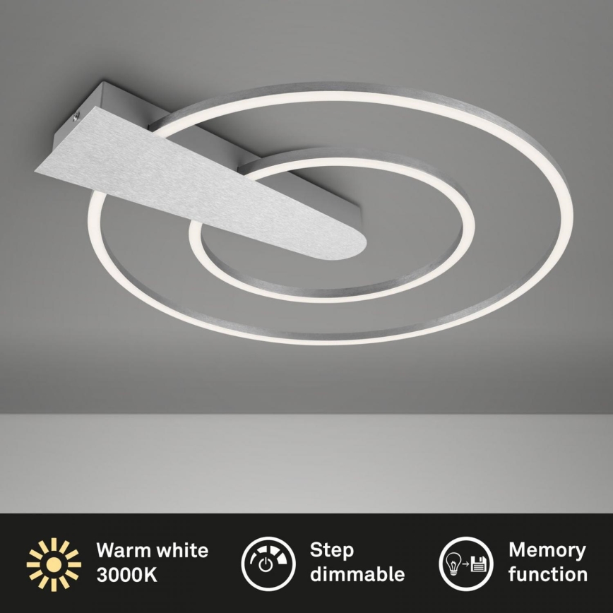 Briloner 3543-018 - LED Plafon ściemnialny NICO LED/25W/230V matowy chrom