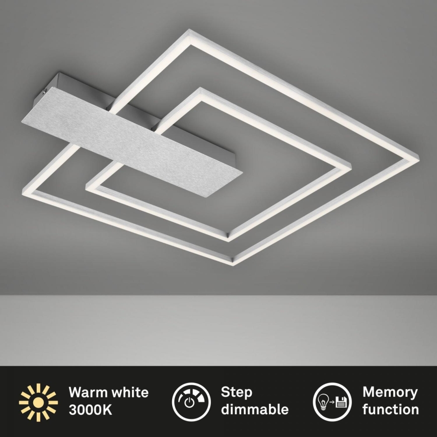 Briloner 3545-018 - LED Plafon ściemnialny NICO LED/25W/230V matowy chrom