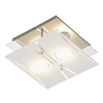 Briloner 3618-028 - LED Lampa sufitowa CUR 2xGU10/5W