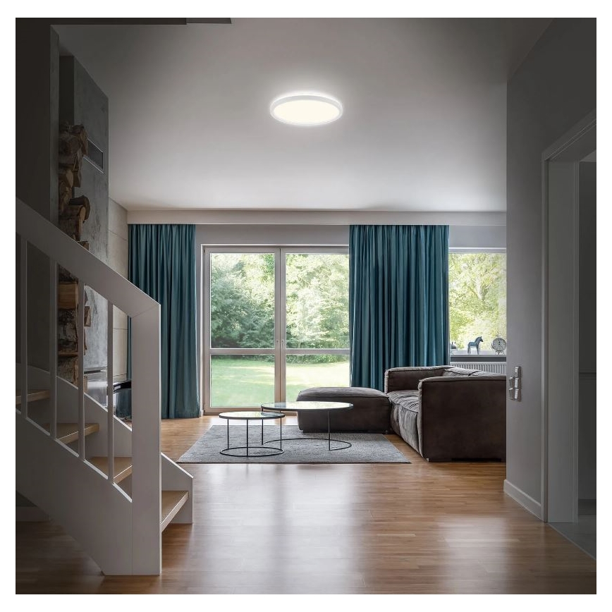 Briloner 3642-416 - LED Plafon łazienkowy SLIM LED/19W/230V IP44 białe