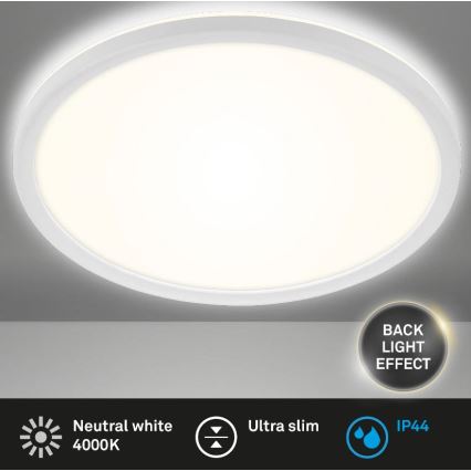 Briloner 3642-416 - LED Plafon łazienkowy SLIM LED/19W/230V IP44 białe