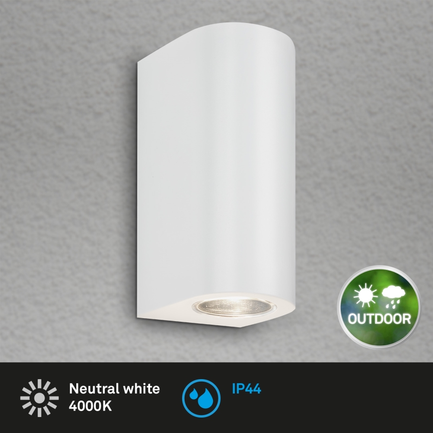 Briloner 3648-026 - LED Kinkiet zewnętrzny UP&DOWN 2xGU10/4,7W/230V IP44