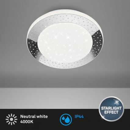 Briloner 3693-018 - LED Plafon łazienkowy LED/15W/230V IP44 4000K śr. 28 cm