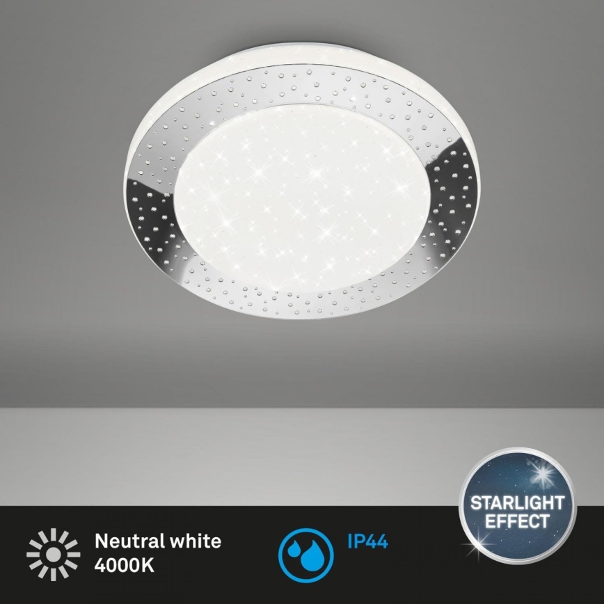 Briloner 3693-018 - LED Plafon łazienkowy LED/15W/230V IP44 4000K śr. 28 cm