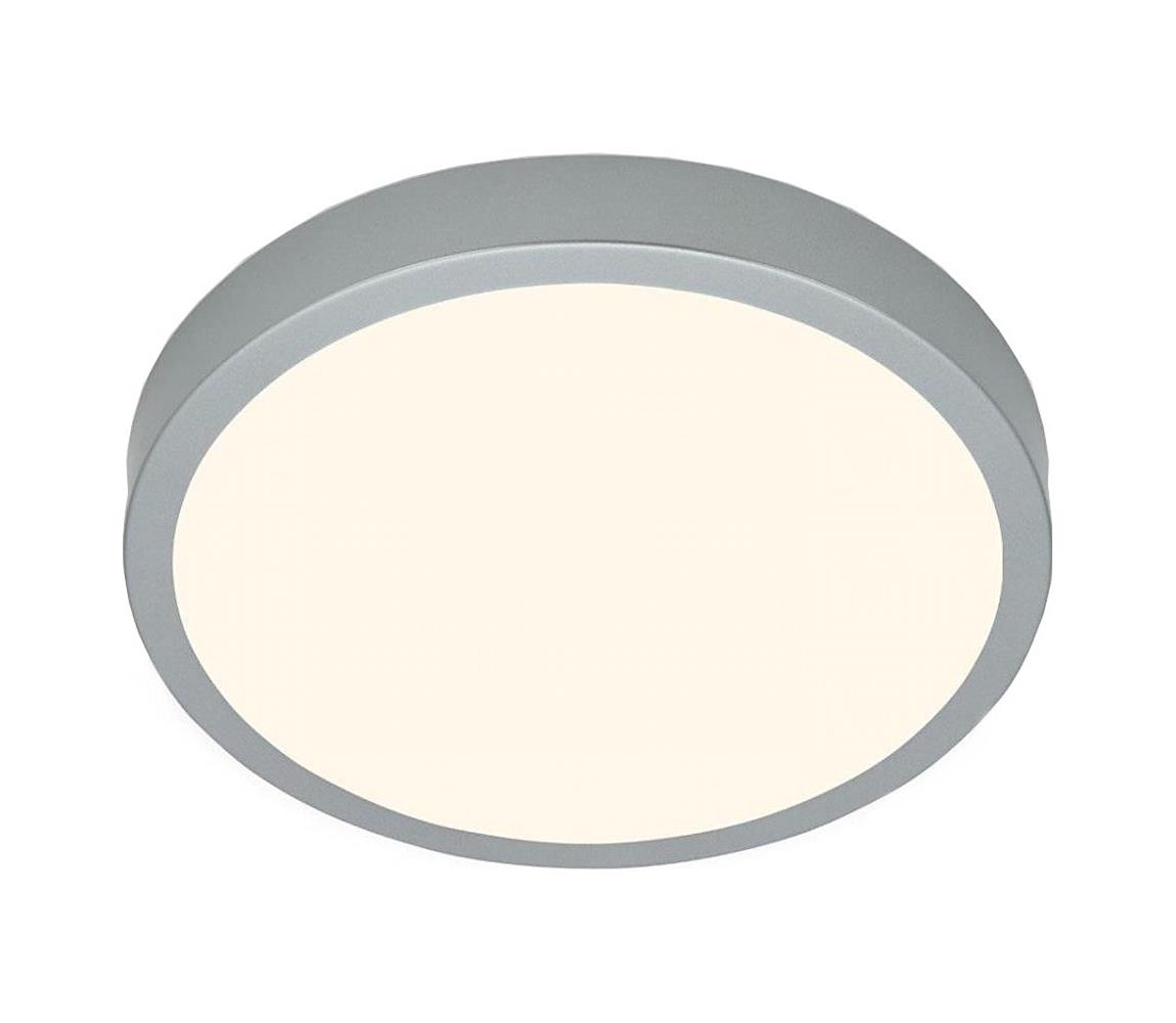 Briloner 3700-014-LED Plafon RUNA LED/16W/230V 3000K śr. 28cm srebrny