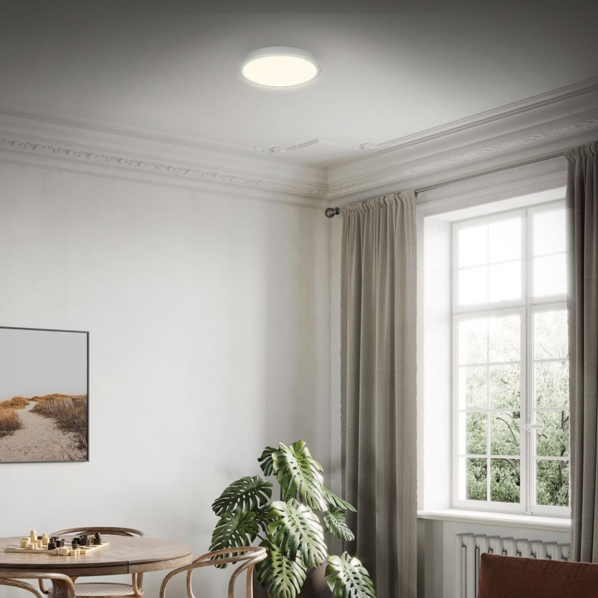 Briloner 3700-014 - LED Plafon RUNA LED/16W/230V 3000K śr. 28 cm srebrny