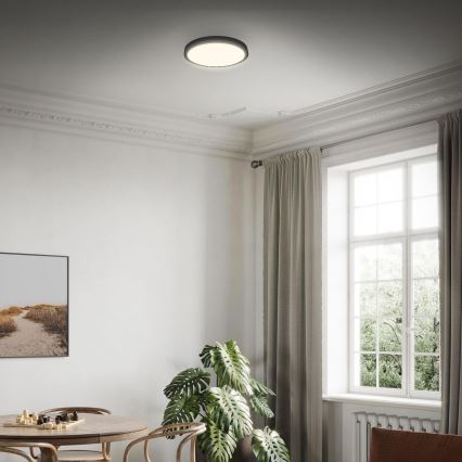 Briloner 3700-015 - LED Plafon RUNA LED/16W/230V 3000K śr. 28 cm czarny