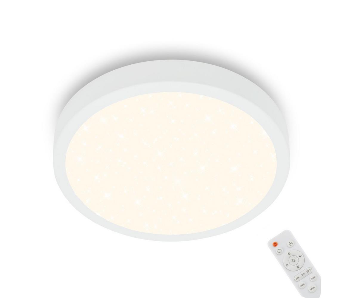 Briloner 3701-016 - LED Plafon ściemnialny RUNA LED/18W/230V biały + pilot