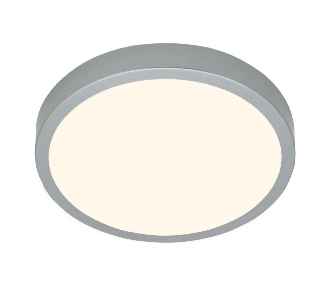 Briloner 3703-014-LED Plafon RUNA LED/24W/230V 3000K pr.38 cm srebrny