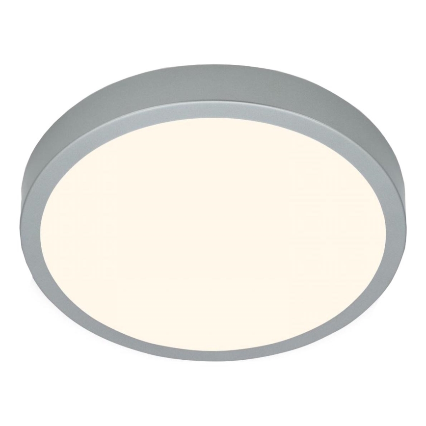 Briloner 3703-014 - LED Plafon RUNA LED/24W/230V 3000K śr. 38 cm srebrny