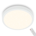 Briloner 3704-016 - LED Plafon ściemnialny RUNA LED/22W/230V 2700-6500K biały + pilot zdalnego sterowania