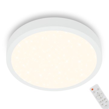 Briloner 3704-016 - LED Plafon ściemnialny RUNA LED/22W/230V 2700-6500K biały + pilot zdalnego sterowania