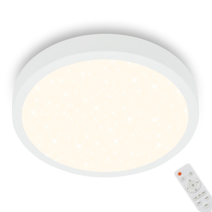 Briloner 3704-016 - LED Plafon ściemnialny RUNA LED/22W/230V 2700-6500K biały + pilot zdalnego sterowania