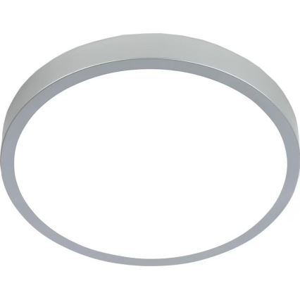 Briloner 3709-014 - Ściemnialna lampa sufitowa RGBW LED/22W/230V 4000K śr. 38 cm srebrny + zdalne sterowanie