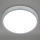 Briloner 3709-014 - Ściemnialna lampa sufitowa RGBW LED/22W/230V 4000K śr. 38 cm srebrny + zdalne sterowanie