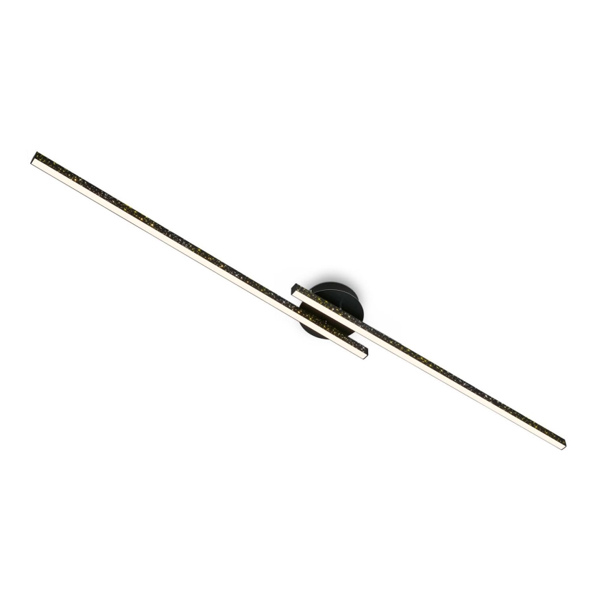 Briloner 3717-025 - LED Żyrandol natynkowy REY 2xLED/12W/230V czarny