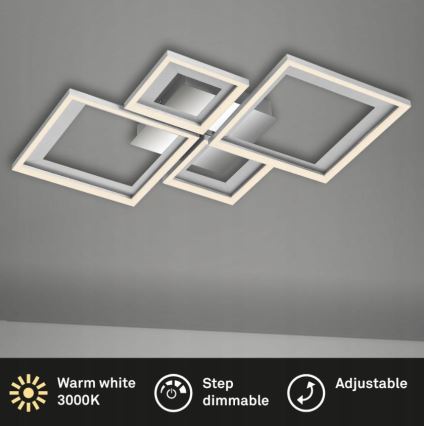 Briloner 3727-019 - LED Plafon ściemnialny FRAME LED/38W/230V