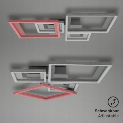 Briloner 3727-019 - LED Plafon ściemnialny FRAME LED/38W/230V