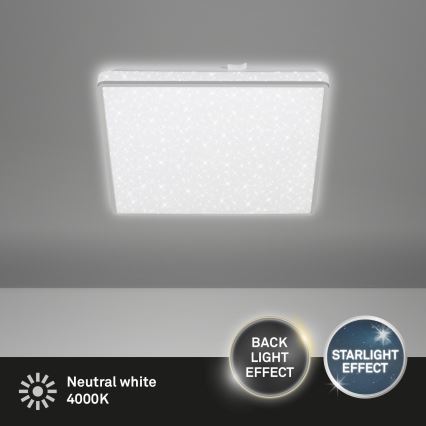 Briloner 3748-414 - LED Plafon LINO LED/15W/230V matowy chrom
